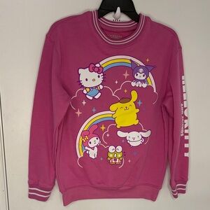 Hello Kitty Fuchsia Graphic Sweater